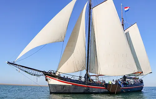 Plattbodenschiff 'Anna Catharina' ab Harlingen Plattbodenschiff 'Anna Catharina' ab Harlingen