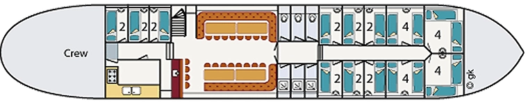 Plattbodenschiff Hollandia - Plan