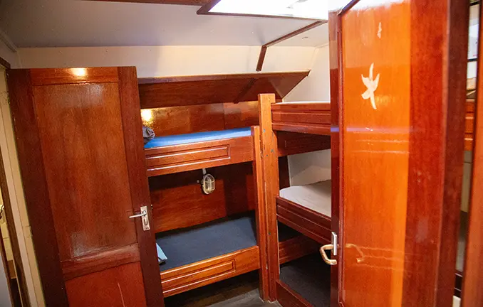 Plattbodenschiff 'Vrijheid' -  Schlafkabine für 4 Personen